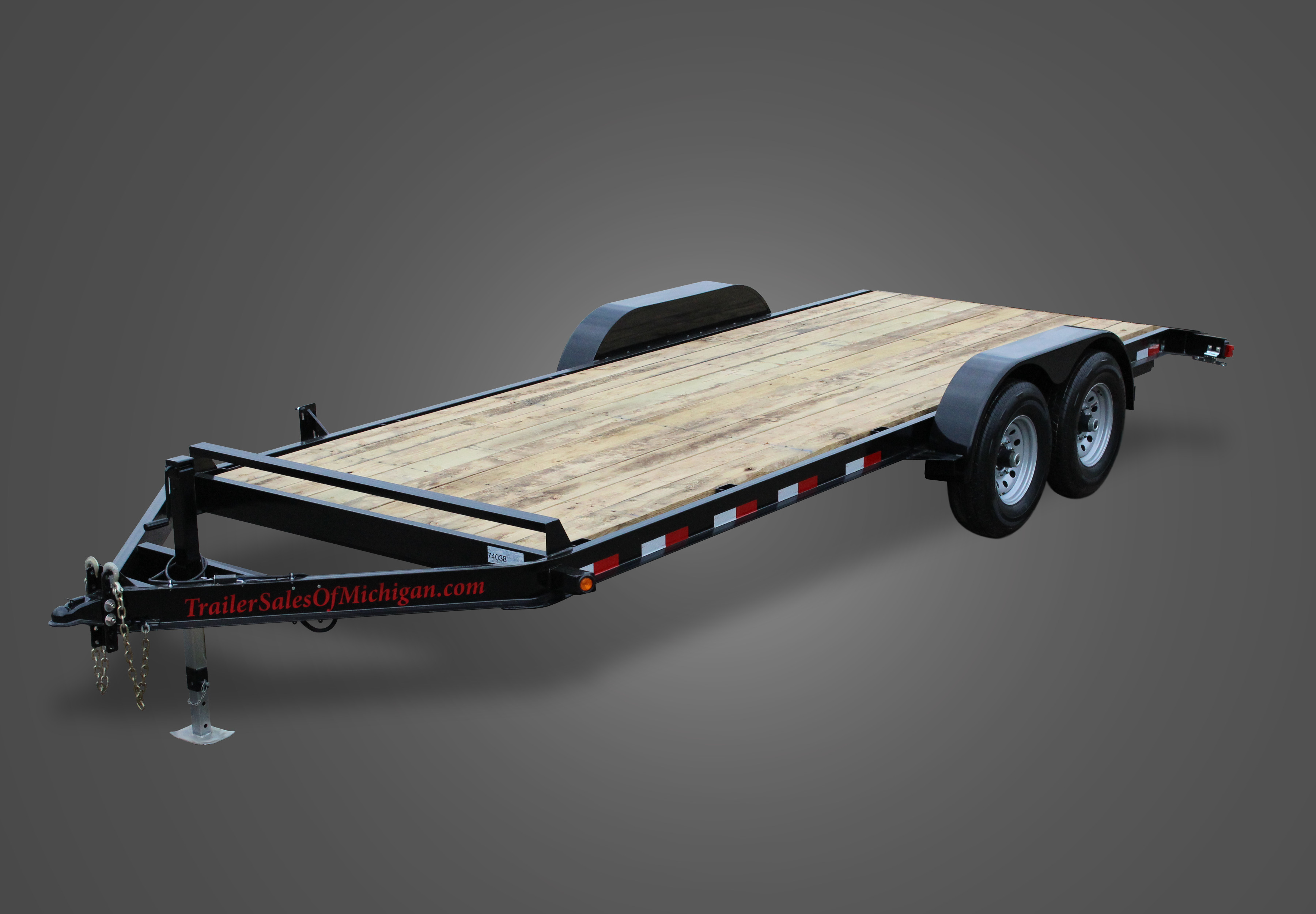 12000 GVWR Wood Floor Car Trailer