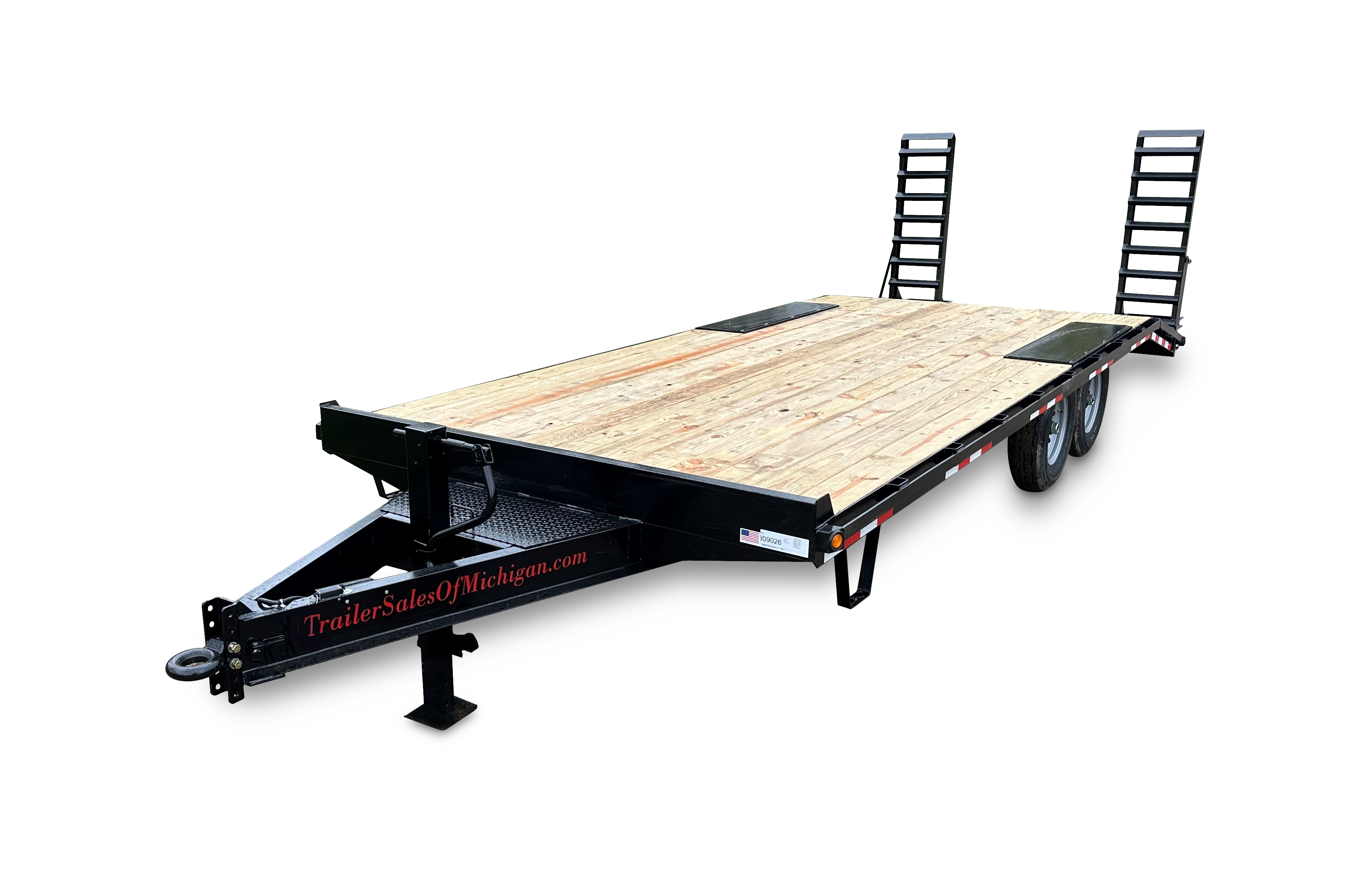 15,000 GVWR flatbed trailer