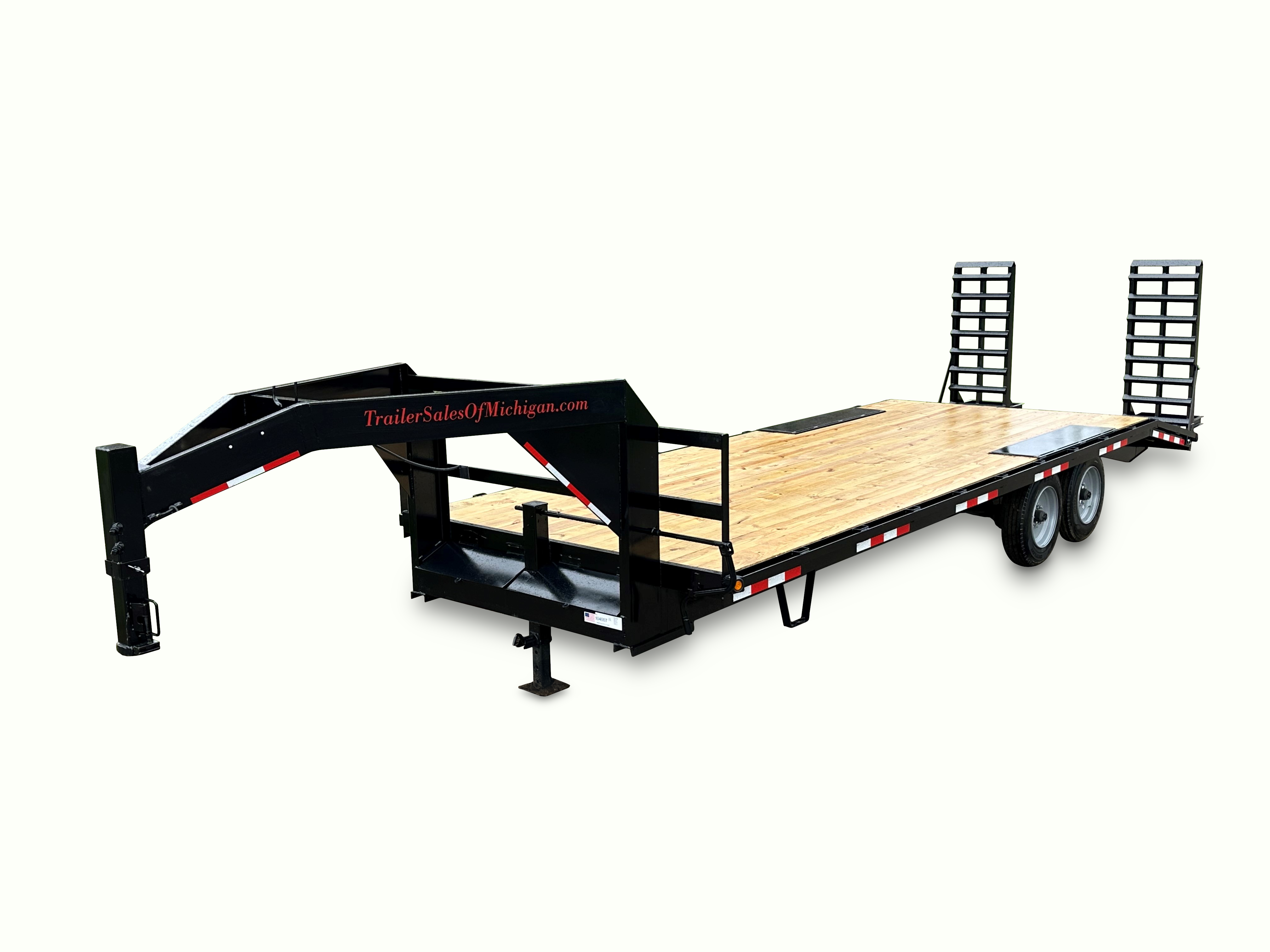 20,000 GVWR Flatbed Gooseneck Trailer